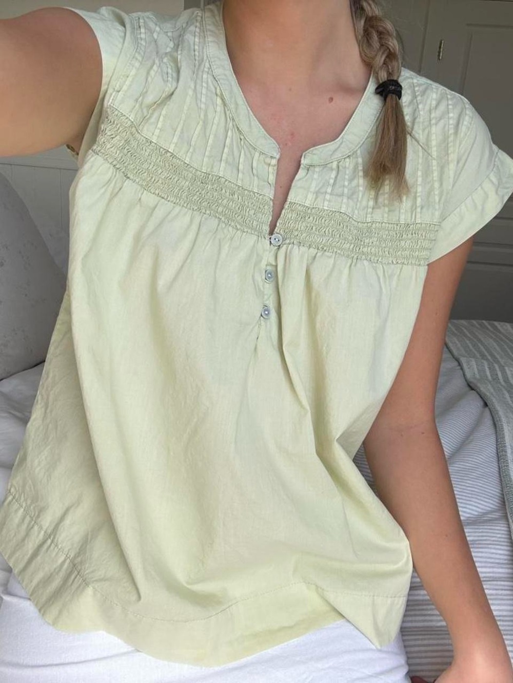 vintage 90's y2k Women's Short Sleeve babydoll blouse